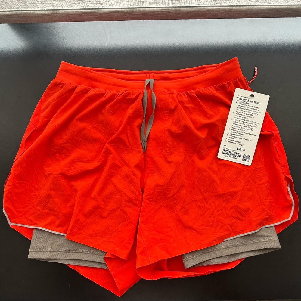 Lululemon Fast and Free Short 5" Airflow M